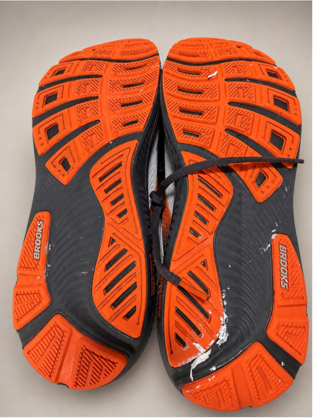 Brooks Ghost 15 Running Shoes – Men’s Size 12 (D) – Gray/Orange – DNA LOFT Cushi - Picture 5 of 7